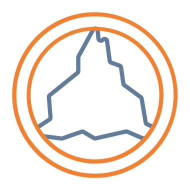 Bir simgenin vektör illüstrasyonu