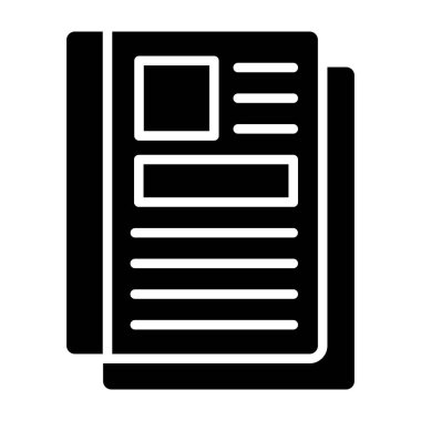 kağıt doküman simge vektörü. Belge kağıdı imzası. izole edilmiş çizgi simgesi siyah illüstrasyon