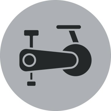 motosiklet simgesi vektör illüstrasyonu