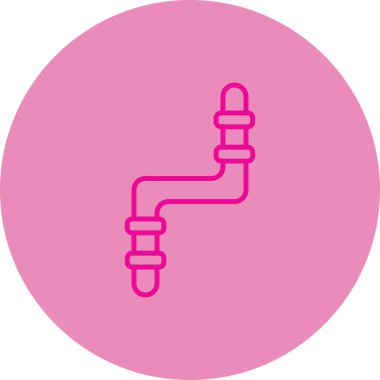 Bir ip simgesinin vektör illüstrasyonu