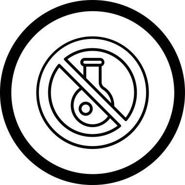 Dumanlı ikon vektör illüstrasyonu yok