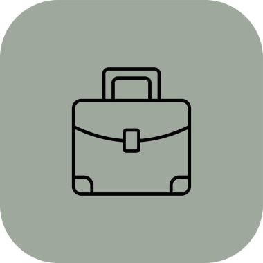 bavul ikonu vektör illüstrasyon tasarımı