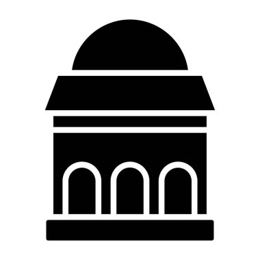 Bir ev simgesinin vektör illüstrasyonu