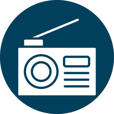 Fotoğraf Kamerası Simgesi. Vektör İllüstrasyonu