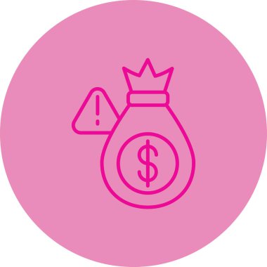 Dolar simgesi vektör illüstrasyonu