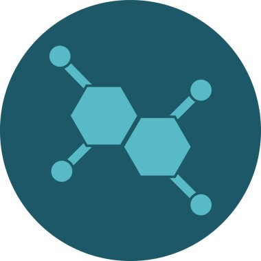 vector illustration of a molecule icon