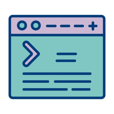 Ağ simgesi. Basit resimleme