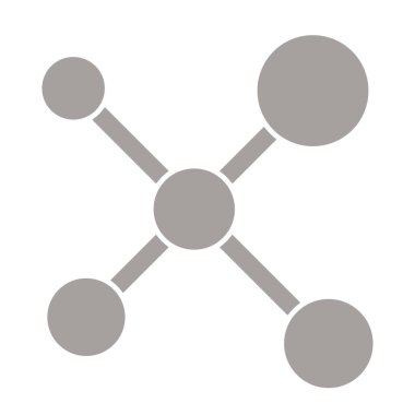 Bağlantı Düz Vektör Simgesi