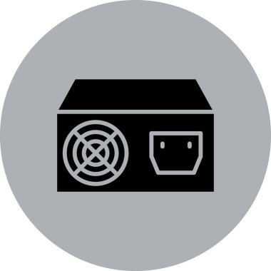 Benzersiz gaz vektör simgesi