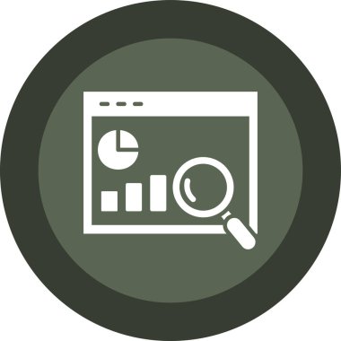 seo modern simgesinin vektör illüstrasyonu