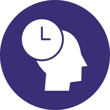 Saat simgesinin vektör illüstrasyonu