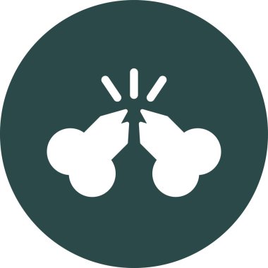 Akciğer simgesi. Vektör çizim