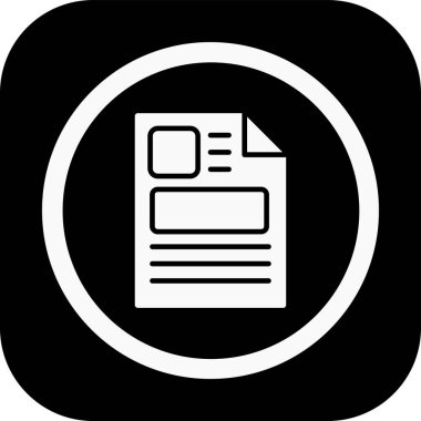 vektör çizim tasarım belge simgesinin