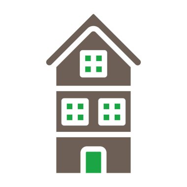 Ev simgesi vektör illüstrasyonu