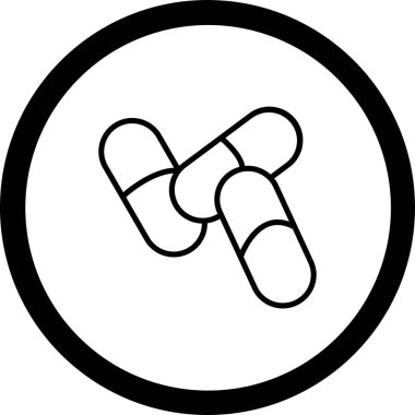 hap ikonu vektör illüstrasyonu