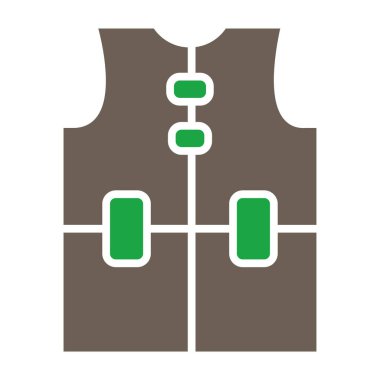 Elbise askısı ikonu. Web için elbise askısı vektör simgesinin özet çizimi