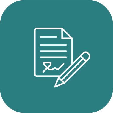 Belge simgesi soyut bir grupta izole edildi