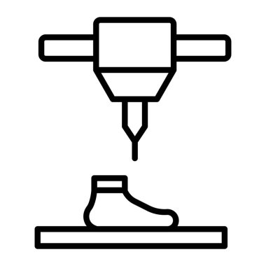 Görülmüş vektör ince çizgi simgesi