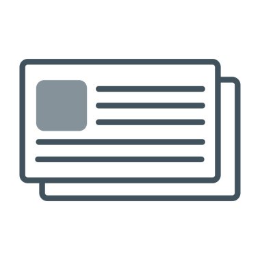 kağıt gazete simgesi, vektör illüstrasyonu