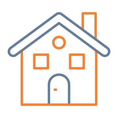 ev simgesi vektör illüstrasyonu