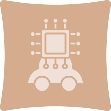 kanepe ikonu vektör illüstrasyonu