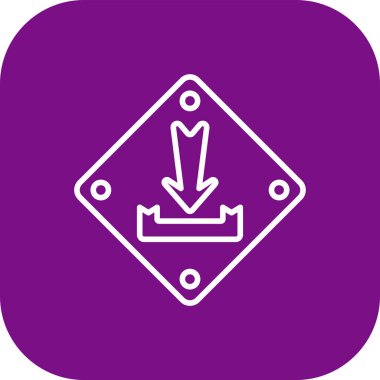 ok simgesi, vektör illüstrasyonu