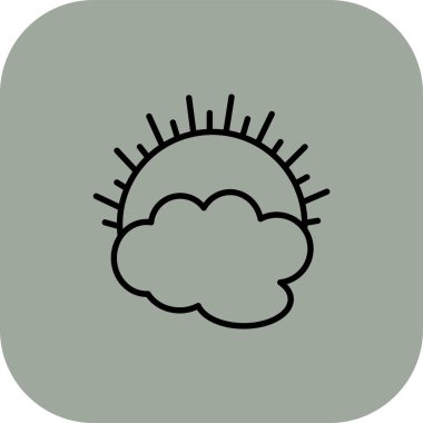 Bulut vektör web simgesi