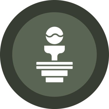 Kore bayrağının vektör illüstrasyonu