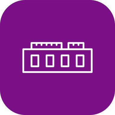 okul simgesi vektör illüstrasyonu