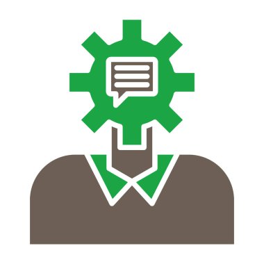 dişli simgesi vektör illüstrasyonu