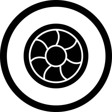 Yiyecek ve yiyecek ikonunun vektör illüstrasyonu