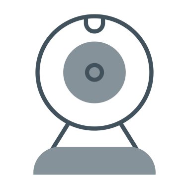 Bir saat simgesinin vektör illüstrasyonu