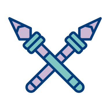 Kalem. Web simgesi basit illüstrasyon