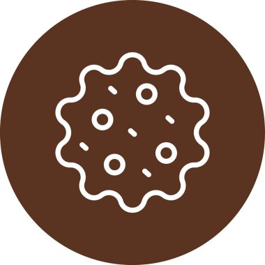 Çikolata. Web simgesi vektör illüstrasyonu