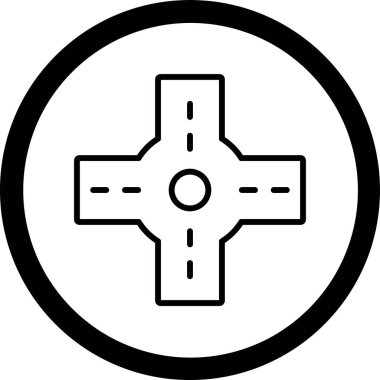 Haç. Web simgesi basit tasarım