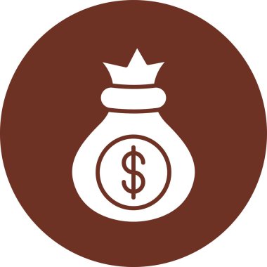 para çantası düz simgesi