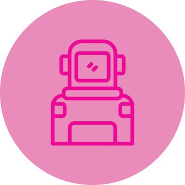 robot ikon vektör illüstrasyonu