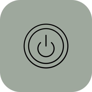 Modern güç simgesinin vektör illüstrasyonu