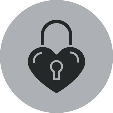 ikon vektör illüstrasyonunu kilitle