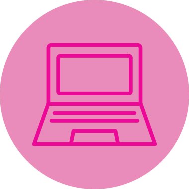 Bilgisayar. Web simgesi basit illüstrasyon