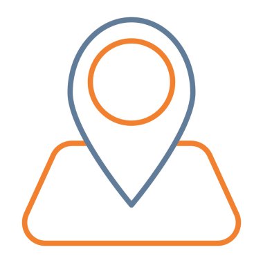 Yer düz vektör simgesi