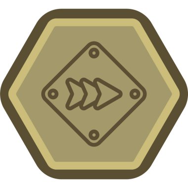 Moda tarzında izole edilmiş balık simgesi