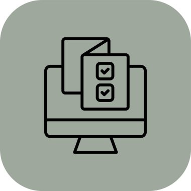 Web simgesi vektör illüstrasyonu