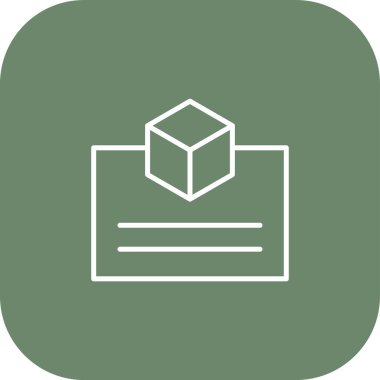 Şablon web simgesi, vektör illüstrasyonu