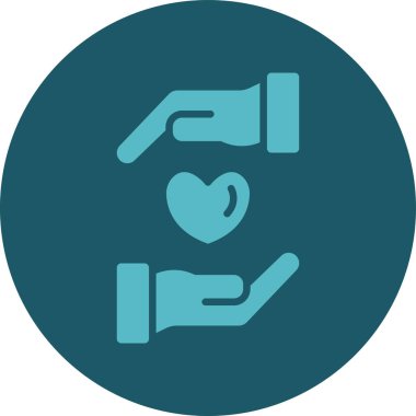 Aşk simgesinin vektör illüstrasyonu