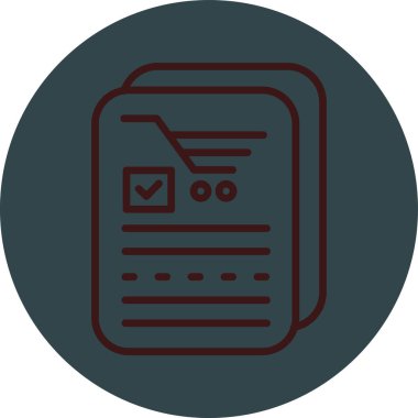 İş simgesinin vektör illüstrasyonu