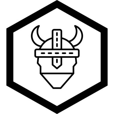 kalkan ikon vektör illüstrasyonu