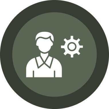 Modern b 'nin vektör illüstrasyonu vites simgesinden yoksun