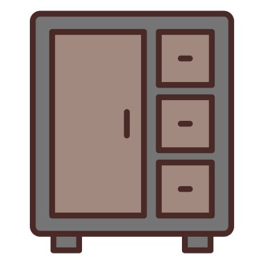 Kostüm simgesi vektör illüstrasyonu