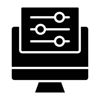 dizüstü bilgisayar web simgesi. düz dizayn.